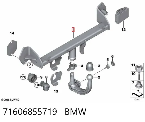  71606855719 BMW