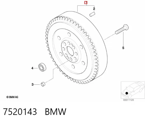 Volante de motor 7520143 BMW