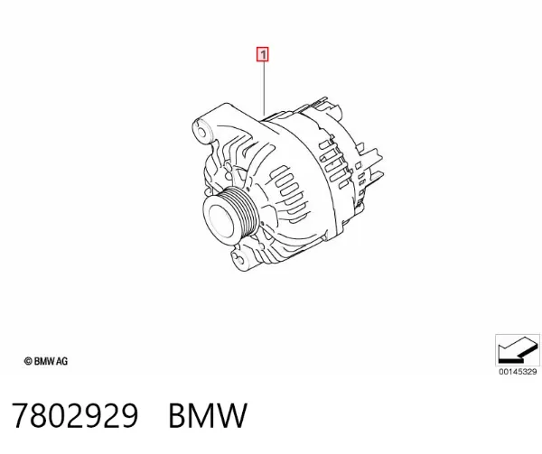 Gerador 7802929 BMW