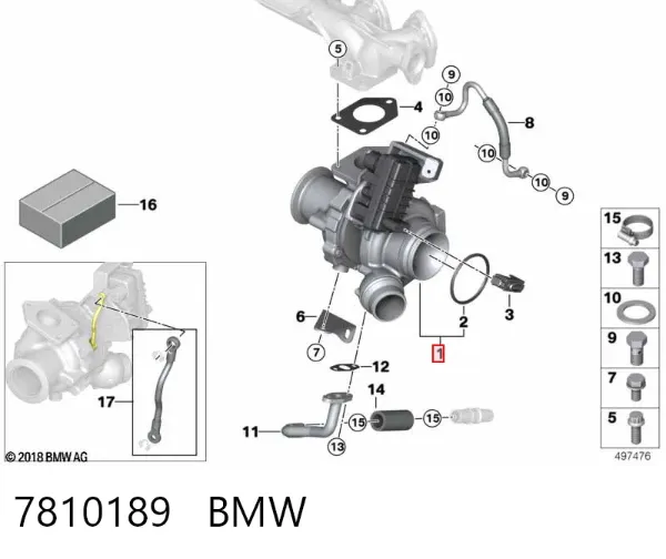 Turbina 7810189 BMW