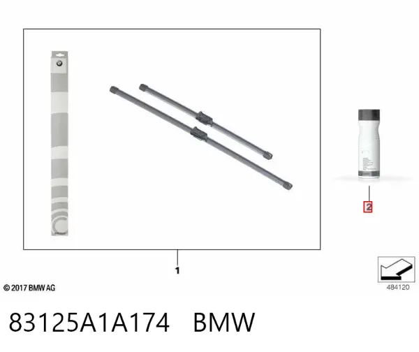 Fluido para lavador de pára-brisas 83125A1A174 BMW