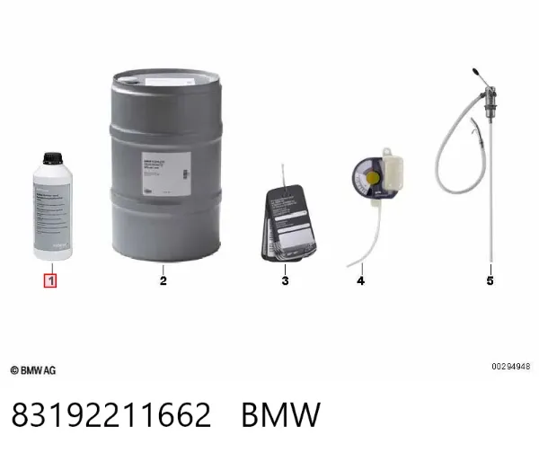 Fluido de esfriamento 83192211662 BMW