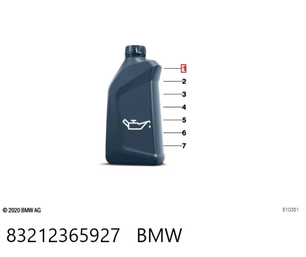 Óleo para motor 83212365927 BMW