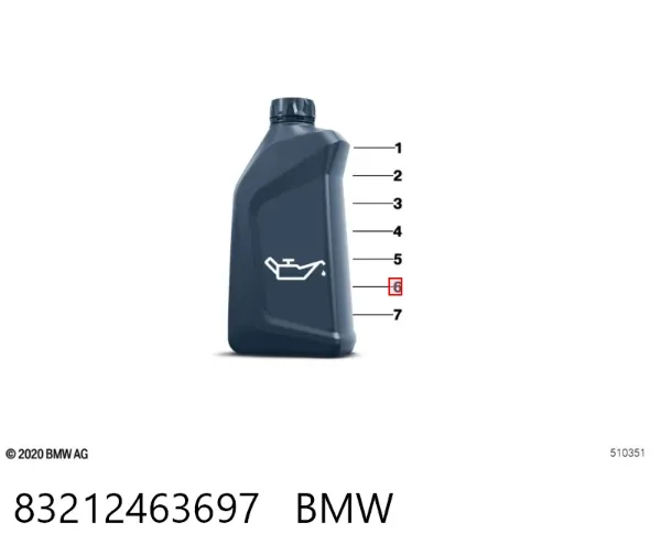 Óleo para motor 83212463697 BMW