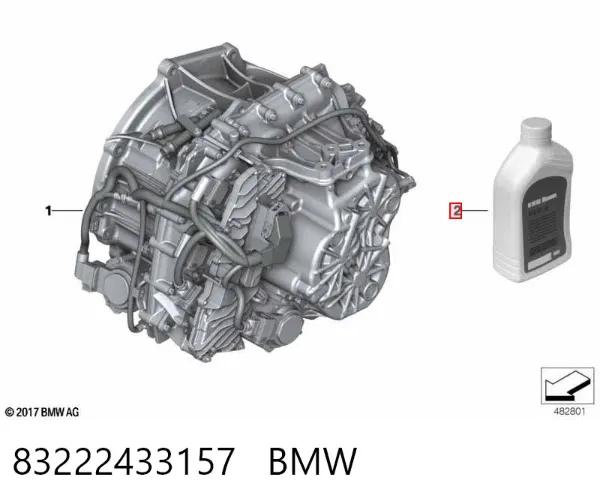 Óleo de transmissão 83222433157 BMW