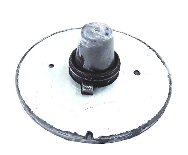 Espaçador (anel de borracha) da mola traseira inferior 1J0511155D VAG