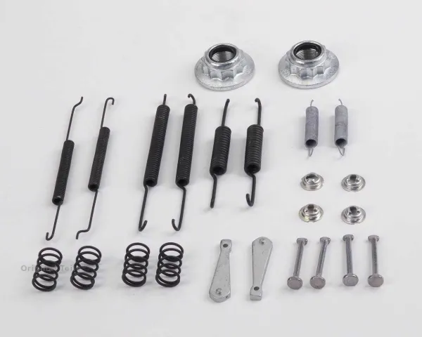 Kit de montagem das sapatas traseiras de tambor 1J0698545 VAG