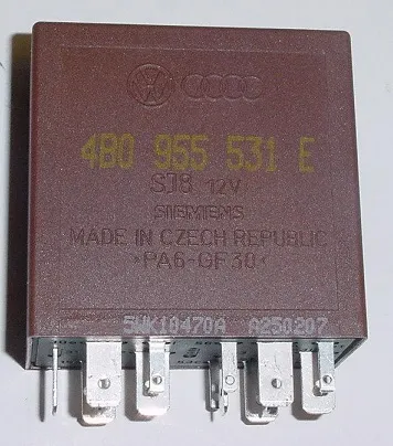 Relê de controlo de limpador pára-brisas 4B0955531E VAG