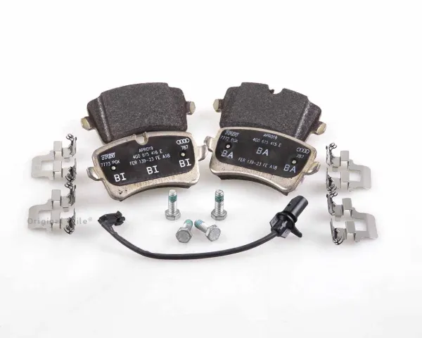 Sapatas do freio traseiras de disco 4G0698451H VAG