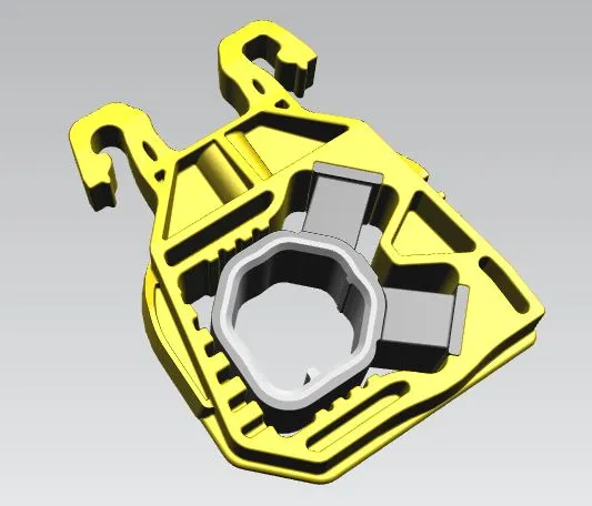 Coxim superior de fixação do radiador 5Q0121367D VAG