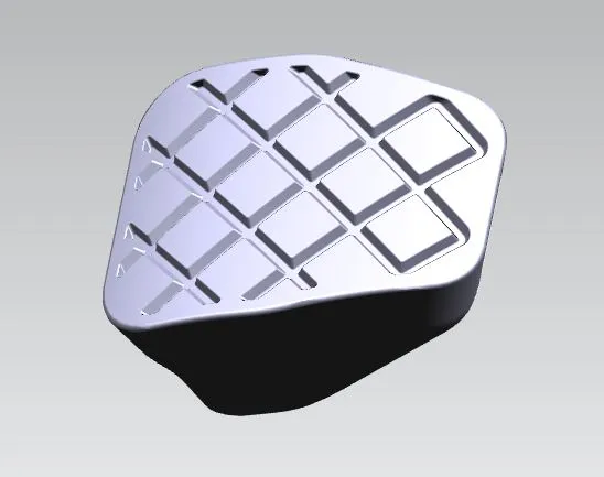 Placa sobreposta de pedal de gás (de acelerador) 5Q0721174 VAG