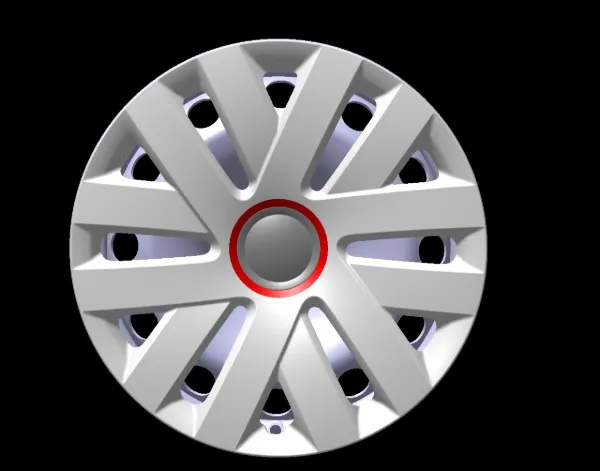 Coberta de disco de roda 6R0601147CWPU VAG