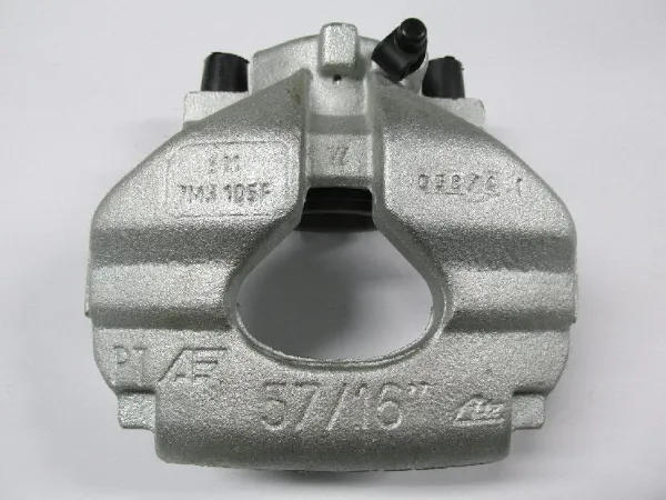 Suporte do freio dianteiro esquerdo 7M3615123A VAG
