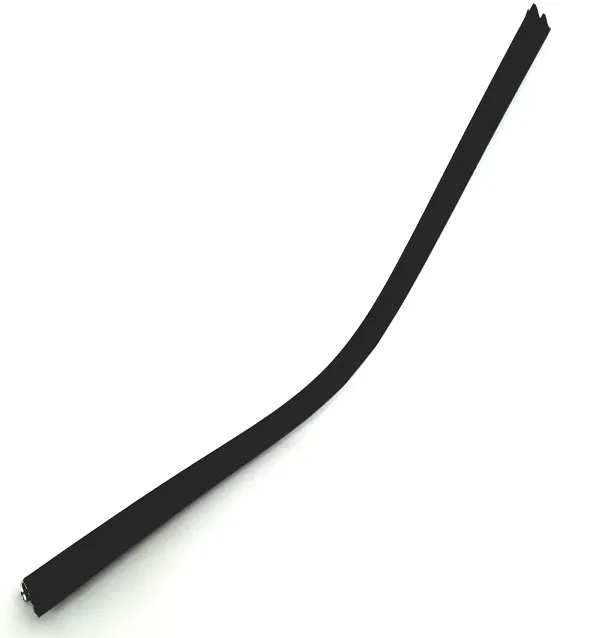 Compactador interno de vidro da porta dianteira esquerda (chapa) 8W0837479 VAG