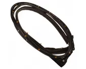 Compactador da porta dianteira esquerda (na porta)