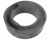 Espaçador (anel de borracha) da mola traseira inferior