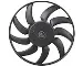 Ventilador elétrico de esfriamento montado (motor + roda de aletas) esquerdo Peugeot 807 E