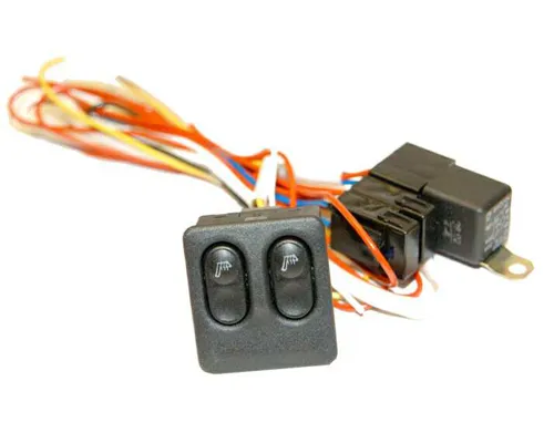 Botão de ativação de aquecimento do assento 185500980 Fiat/Alfa/Lancia