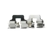 Chapa anti-ruído de fixação de sapata do freio traseira