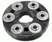 Acoplamento elástico dianteiro do veio de transmissão