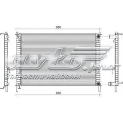 Radiador de esfriamento de motor BM919 Magneti Marelli