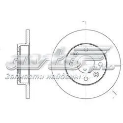 Disco do freio dianteiro Renault 11