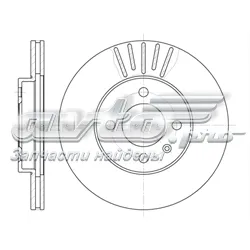Disco do freio dianteiro Seat Ibiza 2 6K1