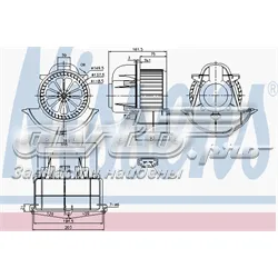 Motor de ventilador de forno (de aquecedor de salão) Volkswagen AMAROK 2HA, 2HB, S1B, S6B, S7A, S7B