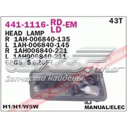Luz direita 4411116RLDEM Depo/Loro/Abakus