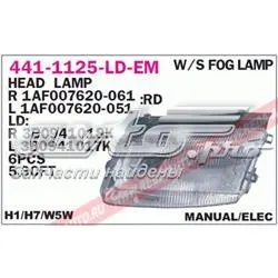 Luz esquerda 4411125LLDEM Depo/Loro/Abakus