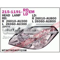Luz direita 2151191RLDEM Depo/Loro/Abakus