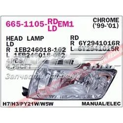 Luz direita 6651105RLDEM1 Depo/Loro/Abakus