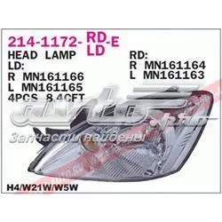 Luz esquerda MN161165 Mitsubishi