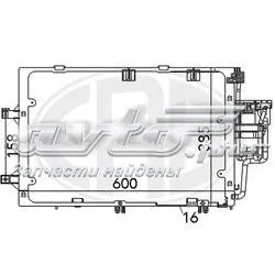 Radiador de aparelho de ar condicionado Opel Corsa F08