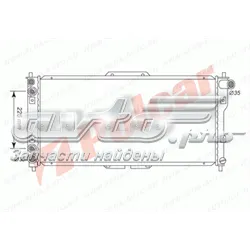 Radiador de esfriamento de motor 4516085 Polcar