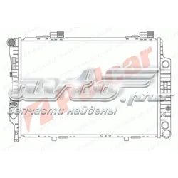 Radiador de esfriamento de motor 500208 Polcar