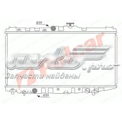 Radiador de esfriamento de motor 8109082 Polcar