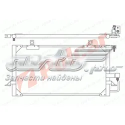 Radiador de aparelho de ar condicionado 1308K8C1 Polcar