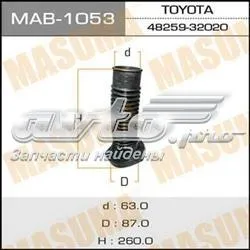 Suporte de amortecedor traseiro esquerdo MAB1053 Masuma