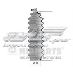 Bota de proteção do mecanismo de direção (de cremalheira) Honda Civic 4 ED, EF