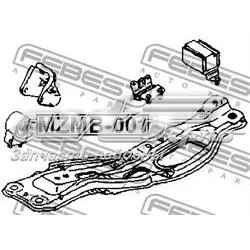 Coxim (suporte) dianteiro de motor GA2A39050 Mazda