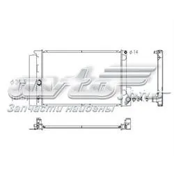 Radiador de esfriamento de motor PL012079 Koyorad