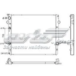 Radiador de esfriamento de motor PL012467R Koyorad