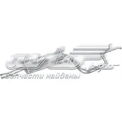 Silenciador, parte traseira 618614 Fonos