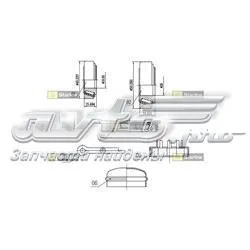 Rolamento de cubo traseiro LO00542 Starline