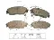 Sapatas do freio dianteiras de disco Honda Civic 4 ED, EF