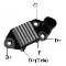 Relê-regulador do gerador (relê de carregamento) Chevrolet Aveo 2 T250, T255