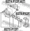 Kit de reparação de suporte do freio dianteiro Nissan Primera P12