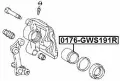 Pistão de suporte do freio traseiro 0176GWS191R Febest