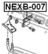 Coxim de fixação do silenciador Nissan Terrano 2 R20